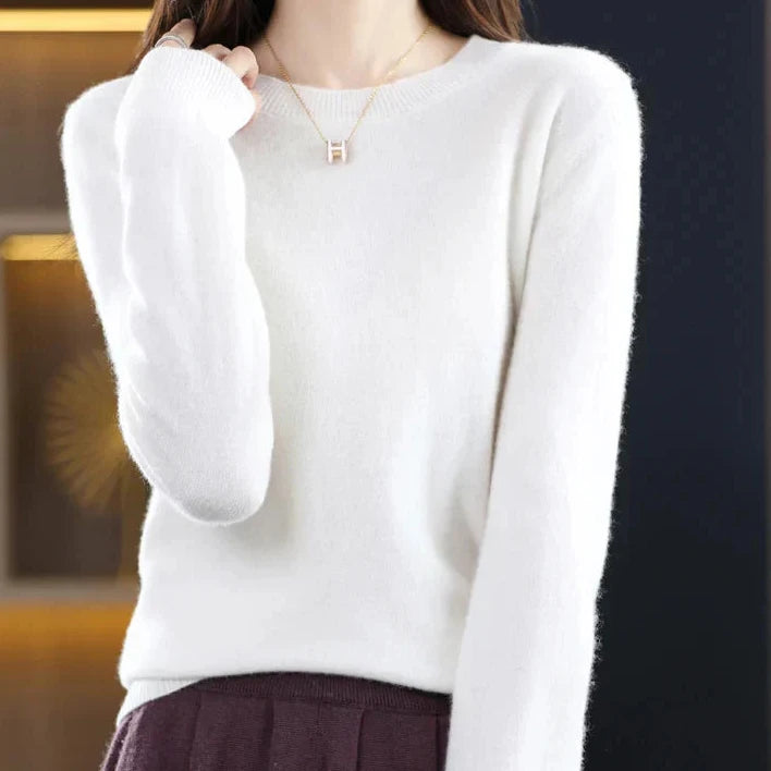 Marie | Pull cachemire col rond fin (kopie)