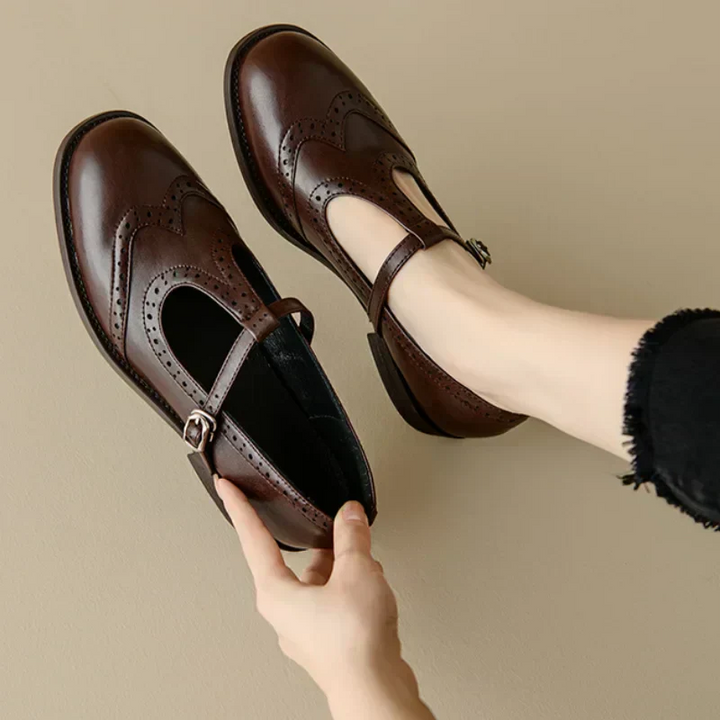 Polished T-Strap Mary Janes