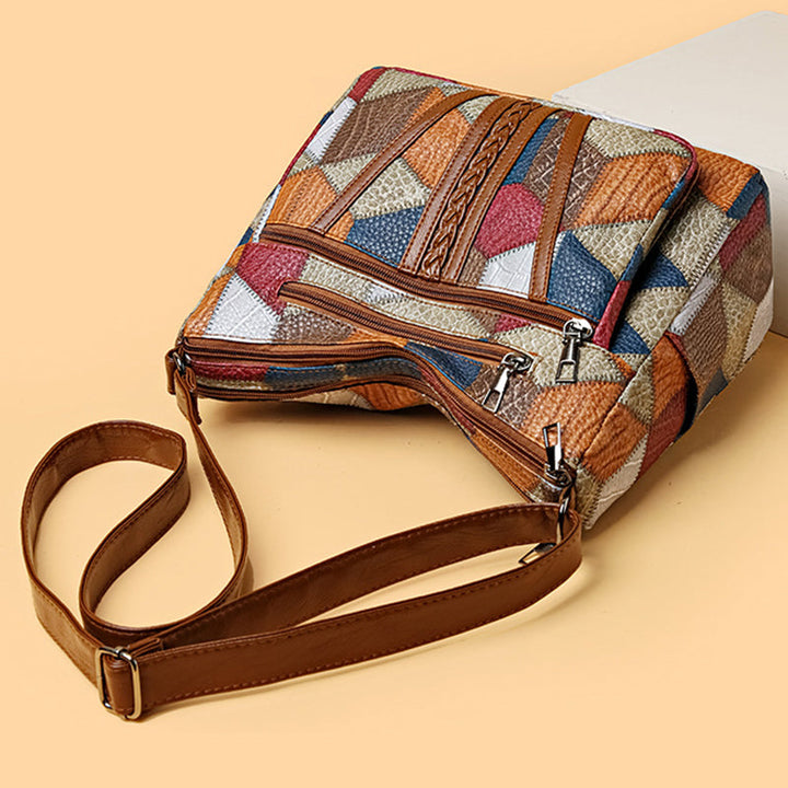 Patchwork Leather Crossbody Bag