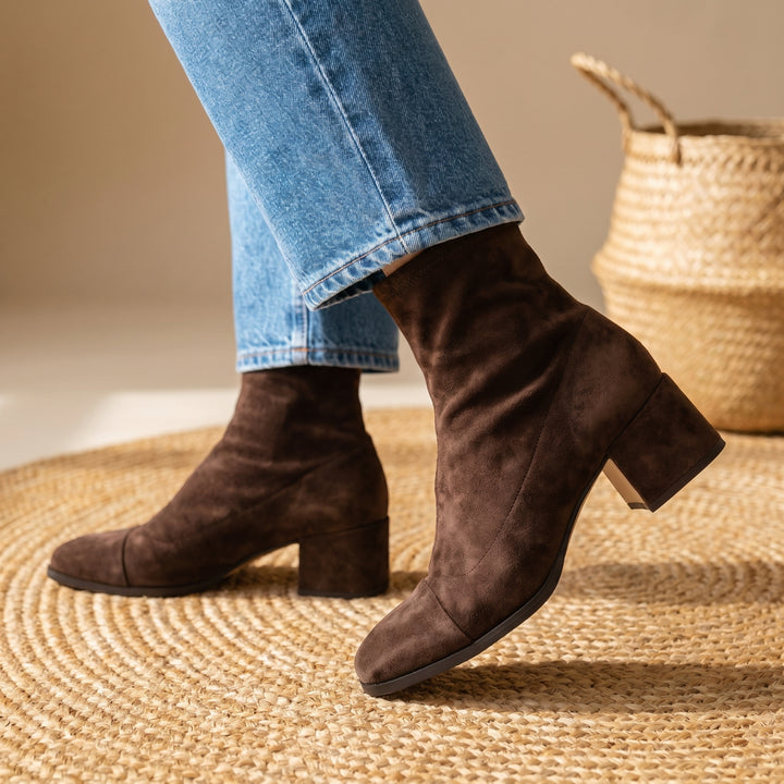Block Heel Ankle Boots