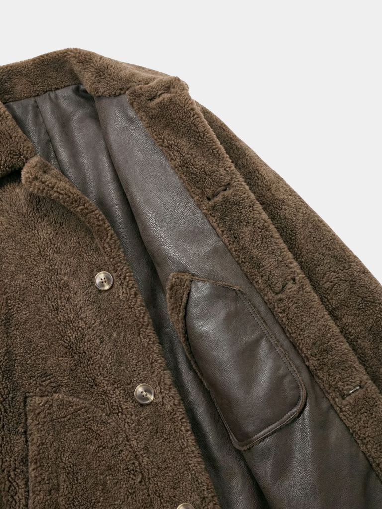 Reversible Double-Breasted Coat