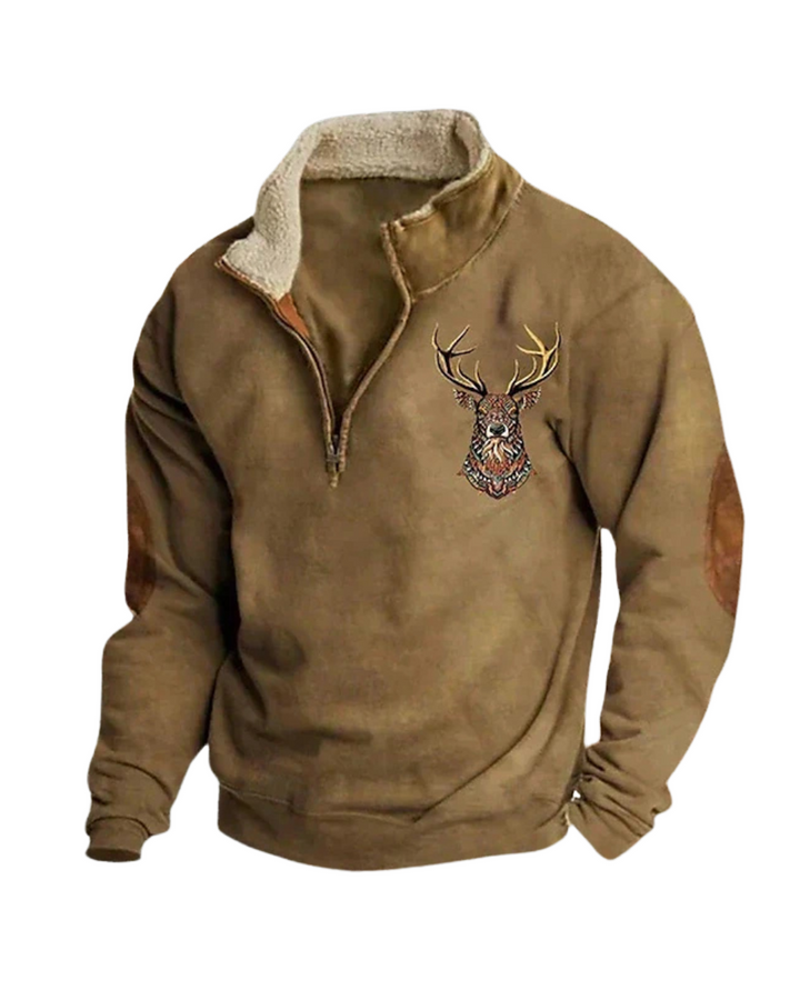 Silvio Vintage Zip Jumper