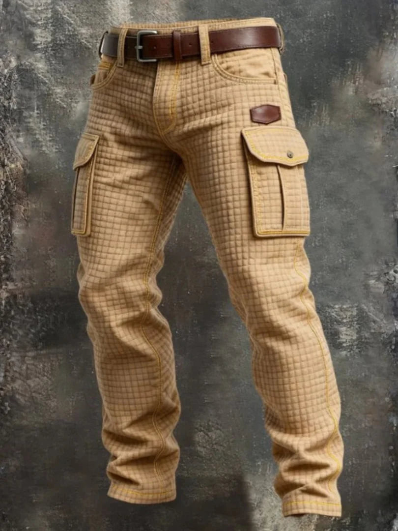 Waffle Cargo Trousers