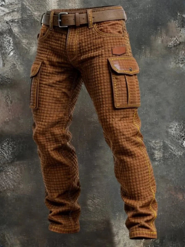 Waffle Cargo Trousers