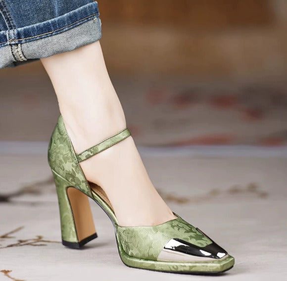 Leather Mary Janes