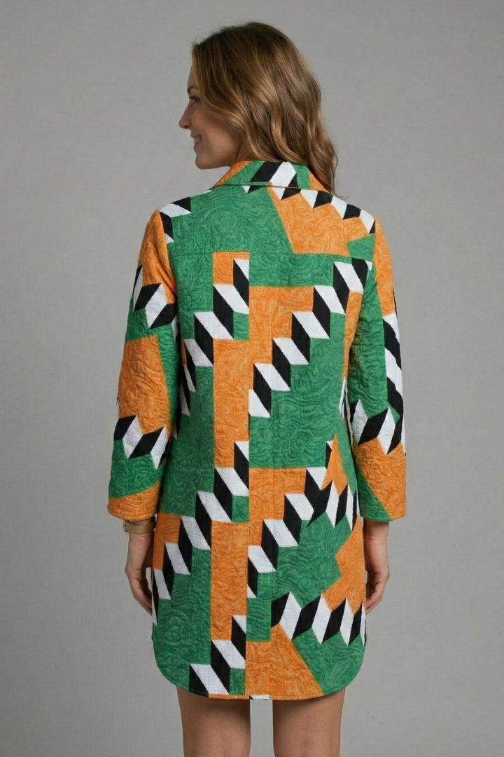 Women’s Beach Dress with Hood and Short Sleeves