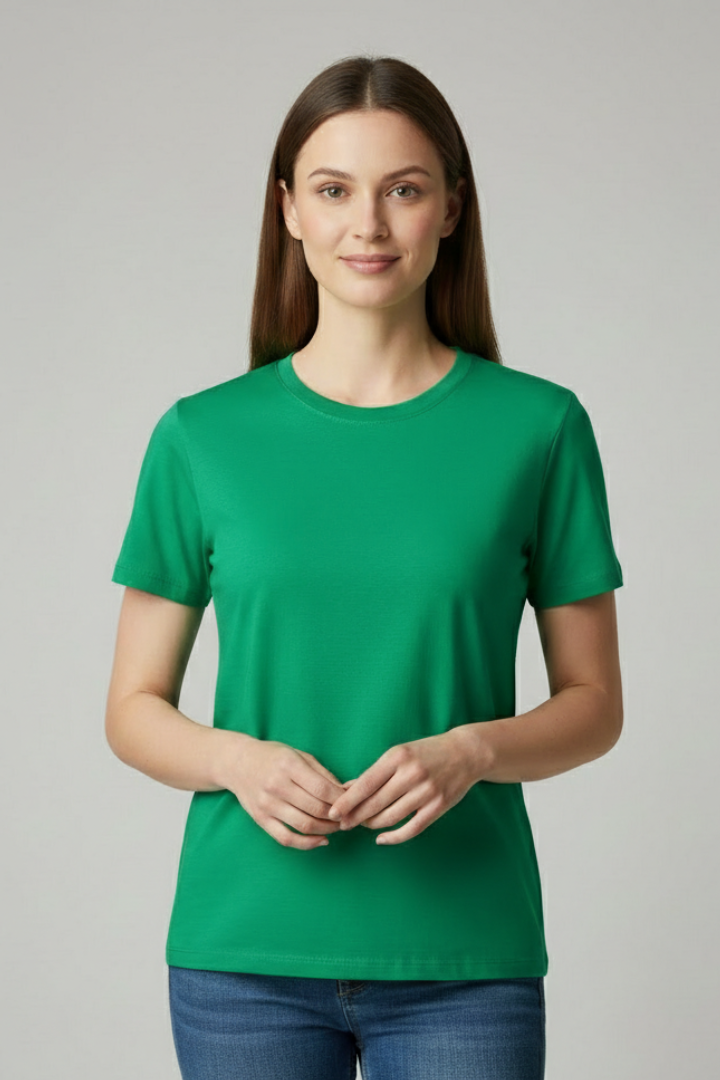 Women’s T-Shirt with Crew Neck and Short Sleeves