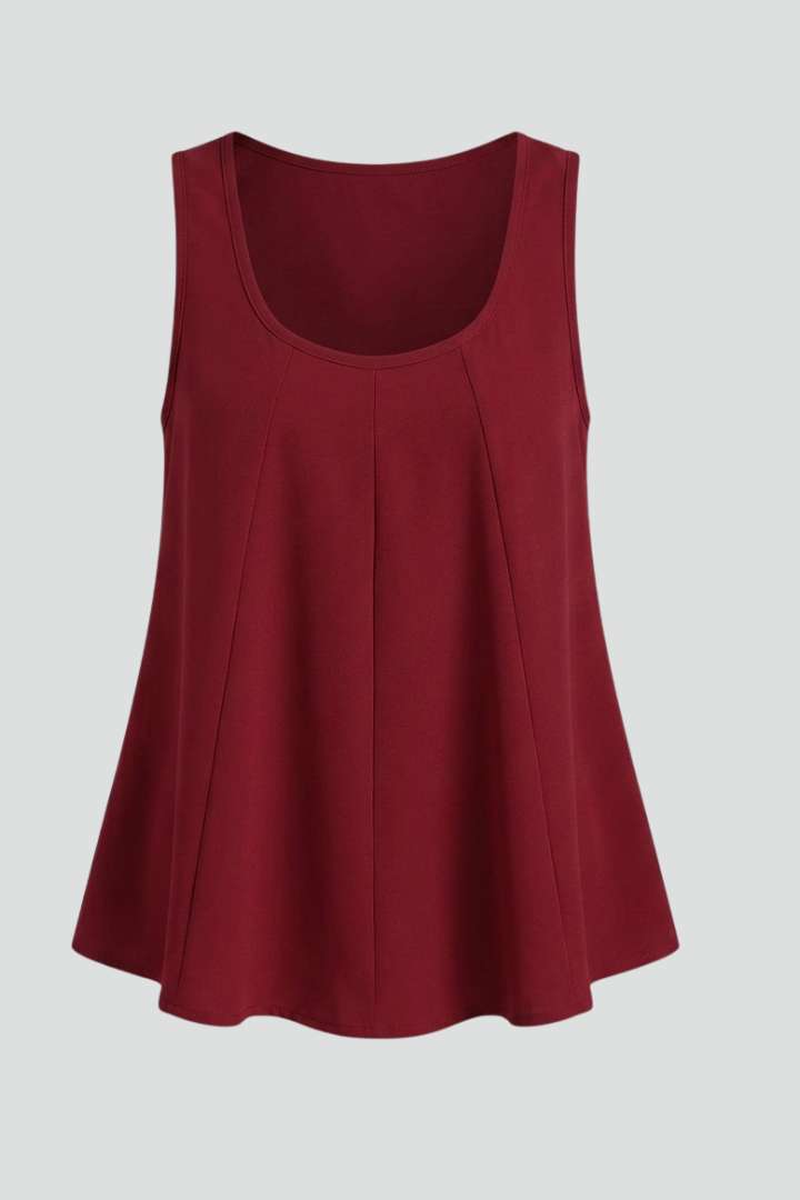 Women’s Tank Top with V-Neck and Sleeveless Cut