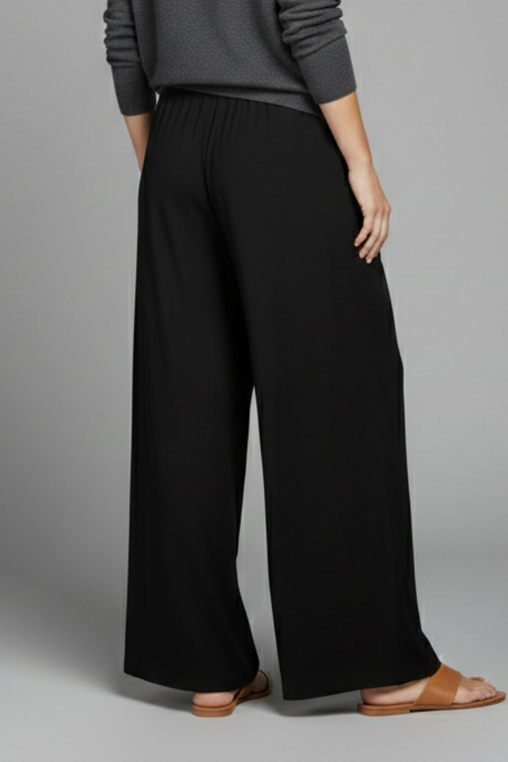 Women’s Trousers with Elastic Waist and Side Pockets