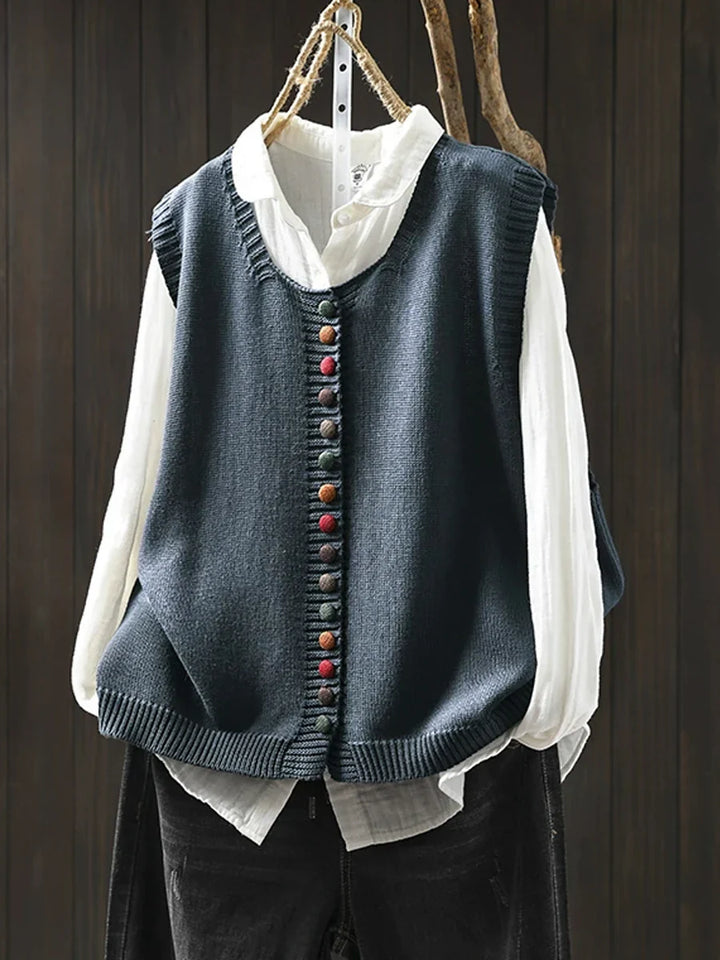 Cashmere Knit Vest