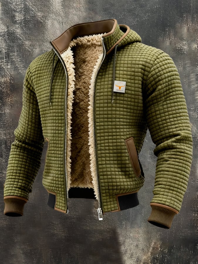 Sherpa Lined Zip Hoodie