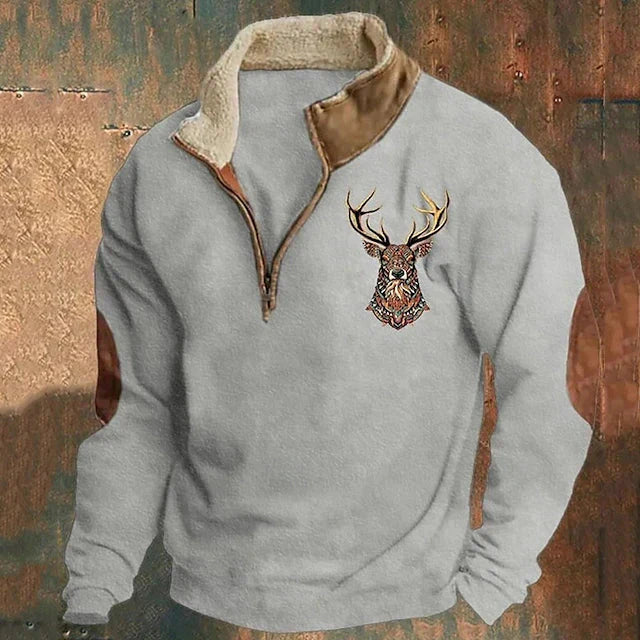 Silvio Vintage Zip Jumper