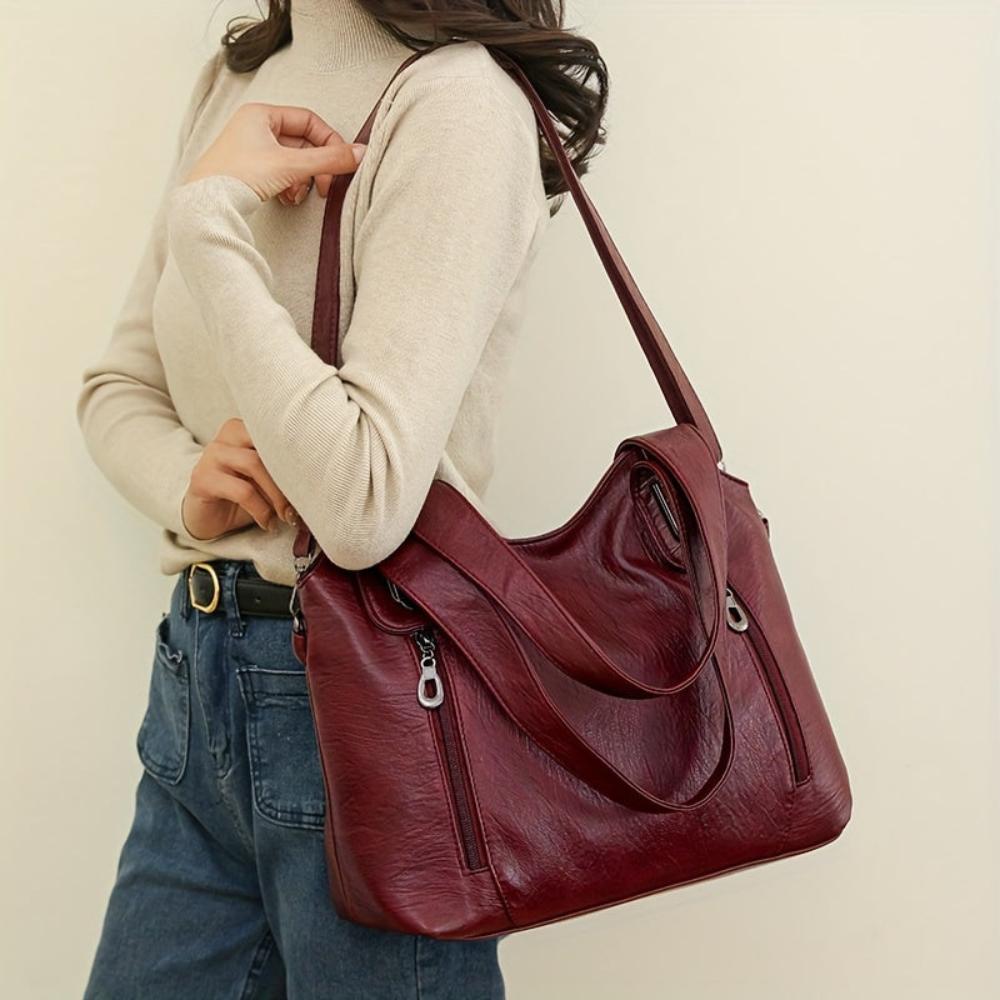 Soft Leather Shoulder Bag