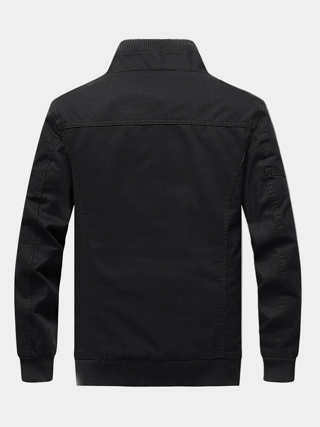 Stand-Collar Cotton Jacket