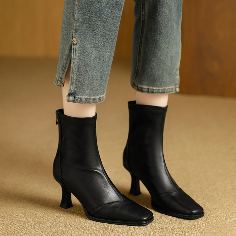 Colleen | Leather Boots