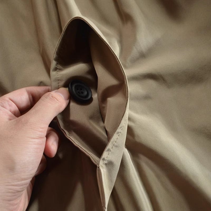 Water-Resistant Quilted Coat