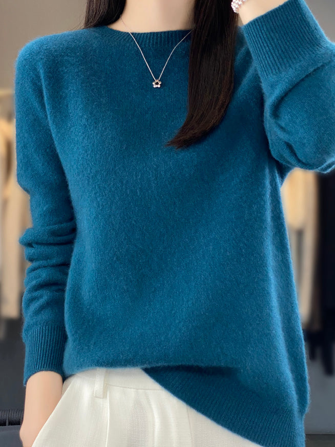 Isabelle | Pull cachemire col rond classique (kopie)