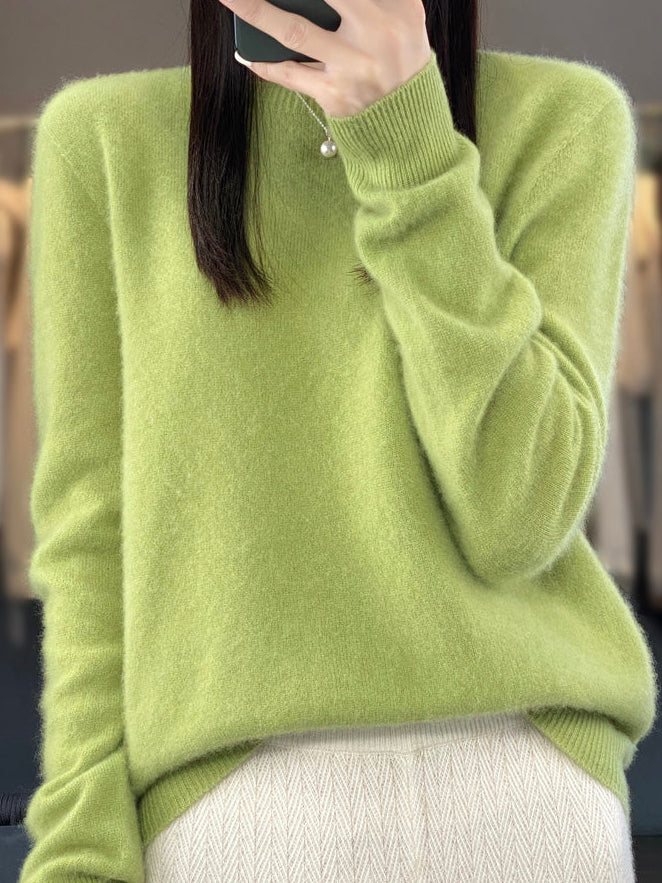 Isabelle | Pull cachemire col rond classique (kopie)