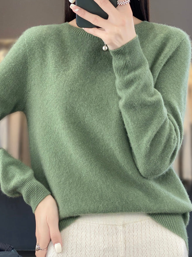 Isabelle | Pull cachemire col rond classique (kopie)