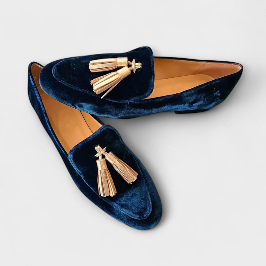 Fringed Leather Loafers