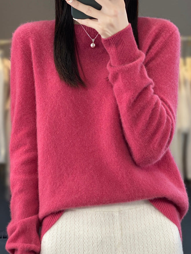 Isabelle | Pull cachemire col rond classique (kopie)