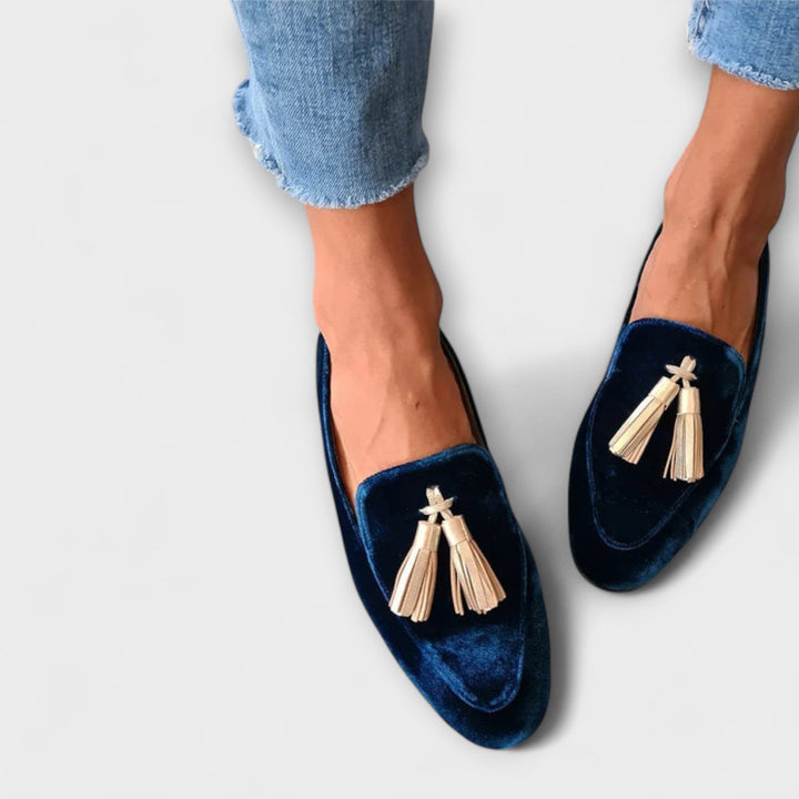 Fringed Leather Loafers