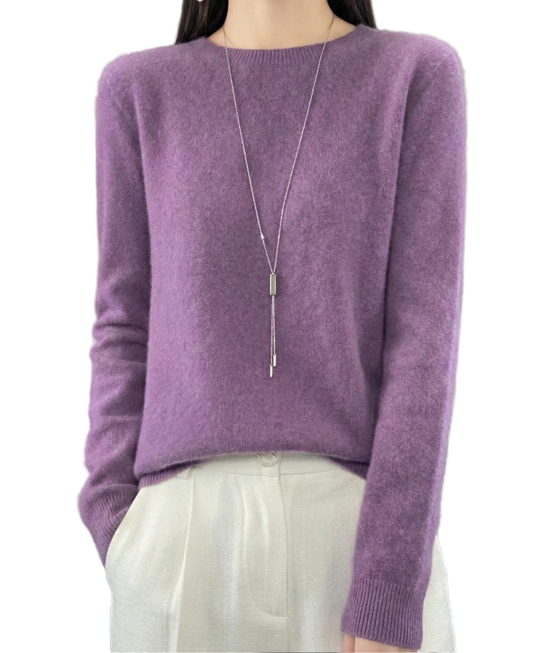 Isabelle | Pull cachemire col rond classique (kopie)