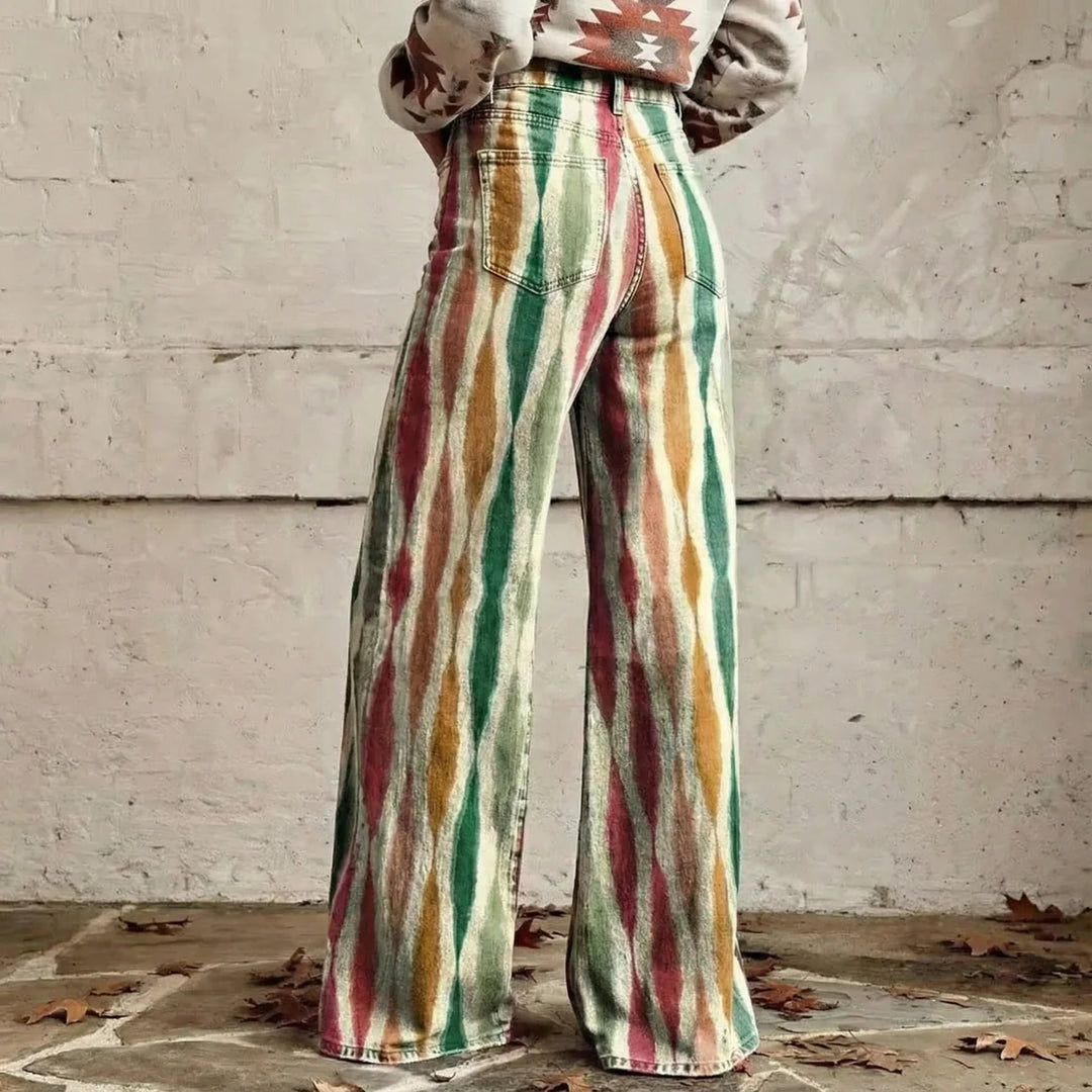 Annabel | Striped Jeans