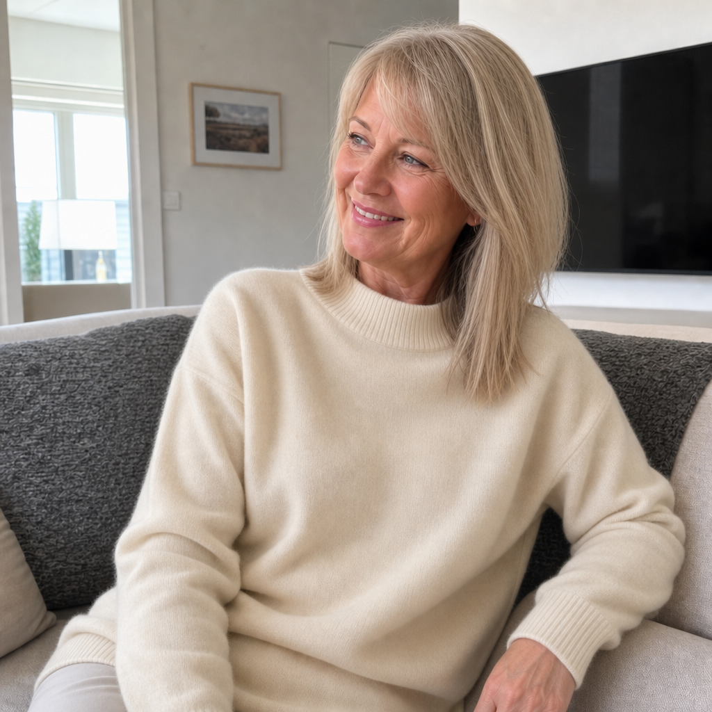 Cashmere Mock Neck Jumper