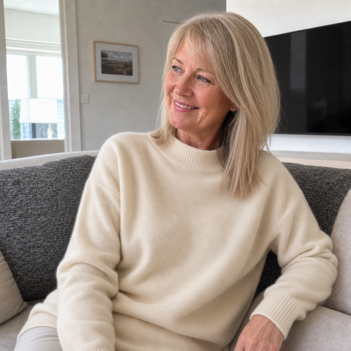 Cashmere Mock Neck Jumper