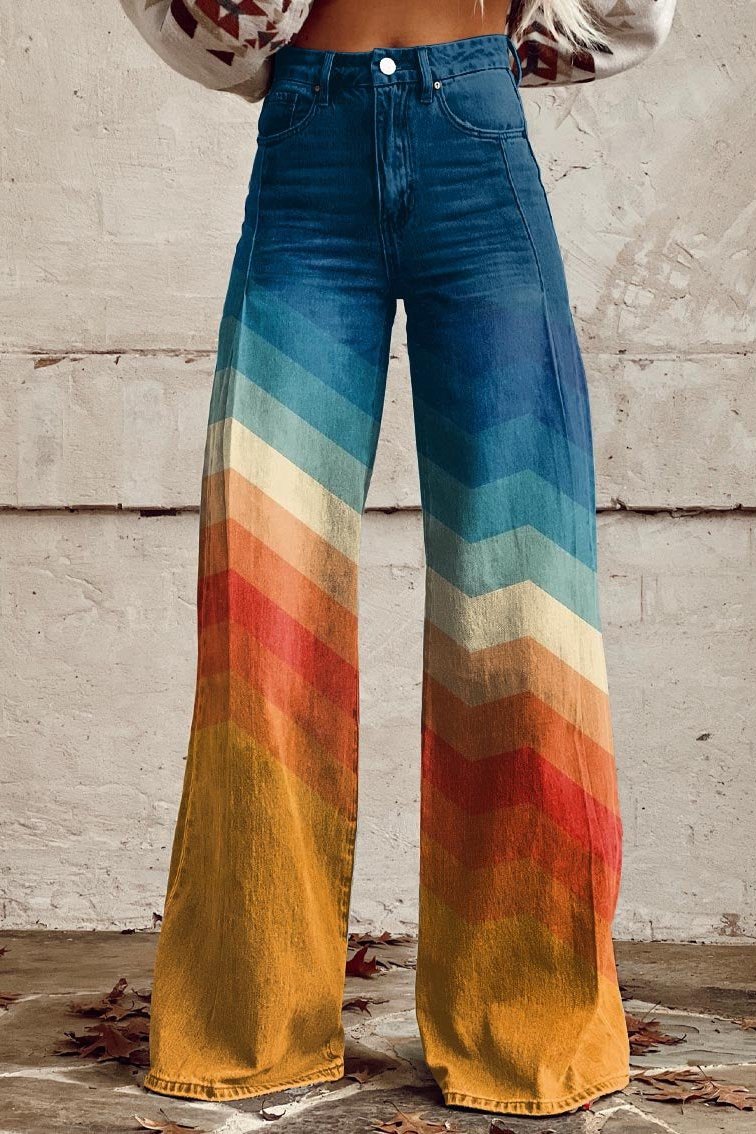 Beatrice | Sunset Ombre Jeans