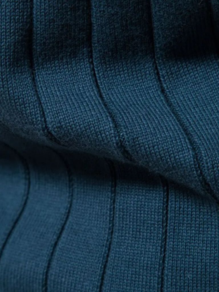 Jacquard Knit Zip Jacket