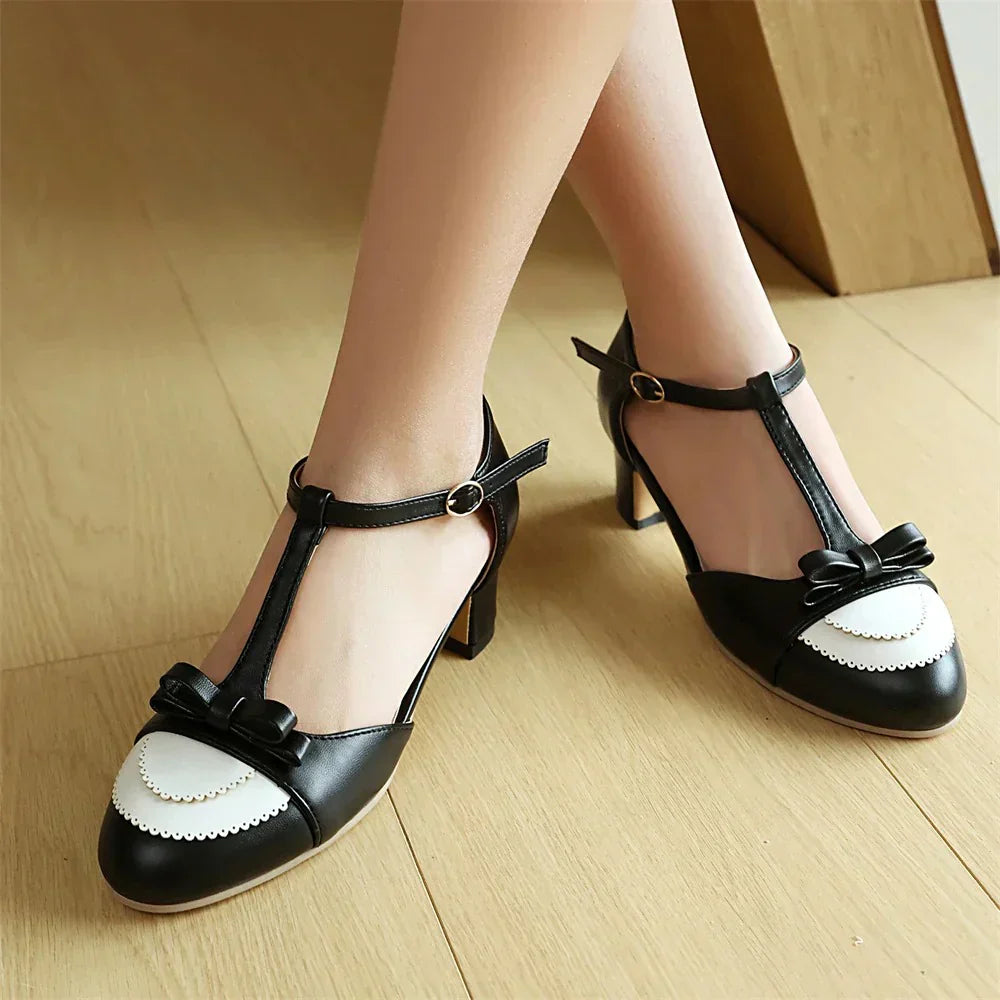 T-Bar Bow Heels