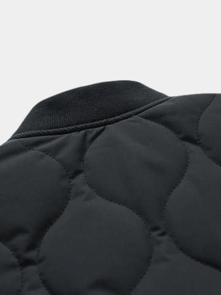 Sherpa-Sleeve Bomber Jacket