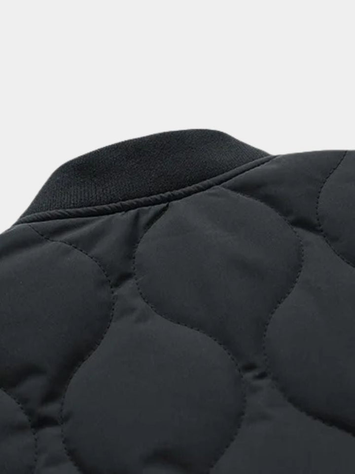 Sherpa-Sleeve Bomber Jacket