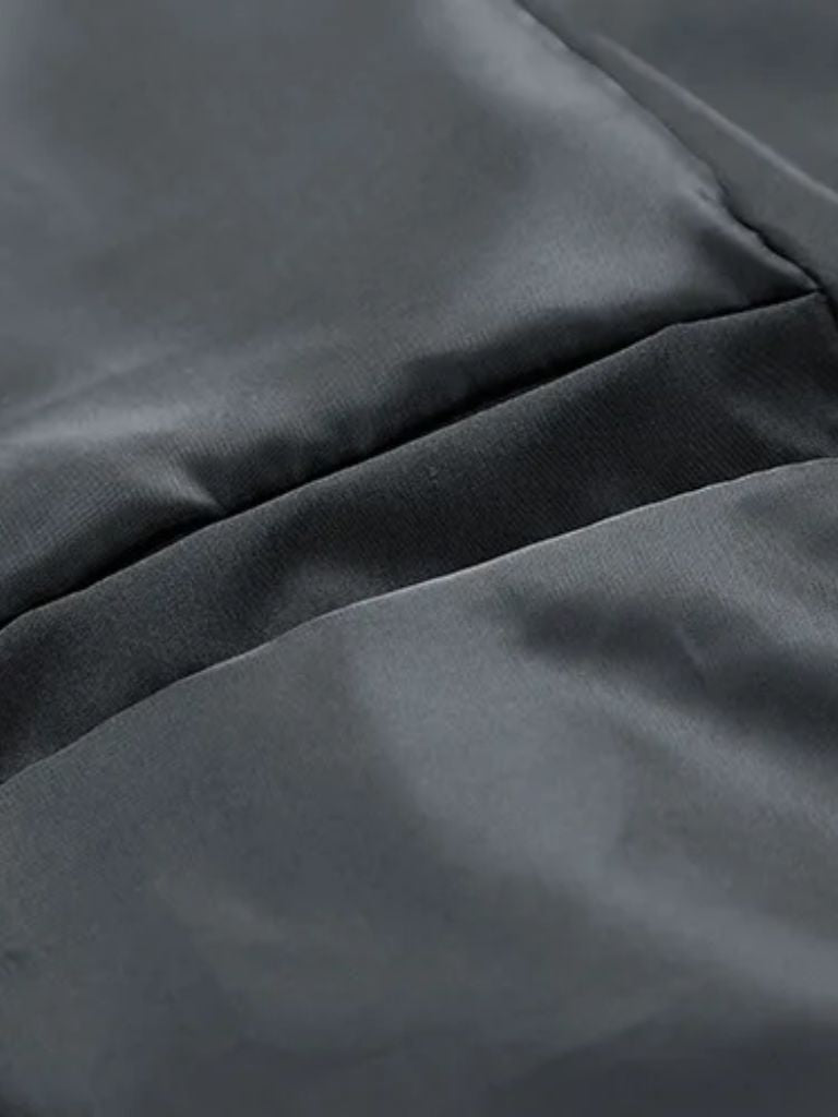 Sherpa-Sleeve Bomber Jacket