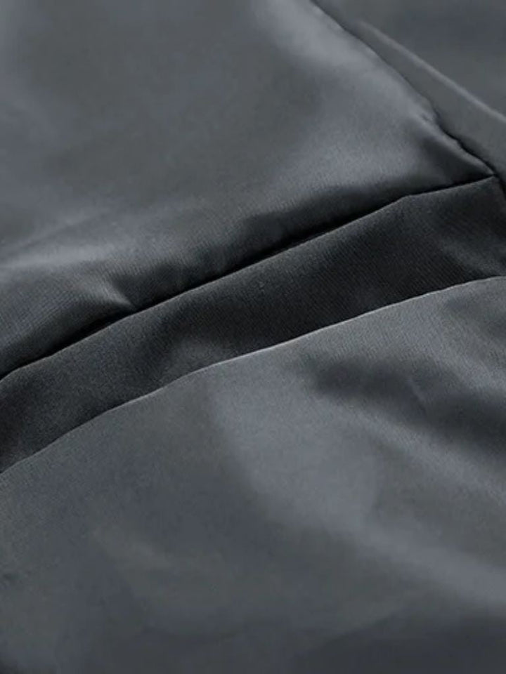 Sherpa-Sleeve Bomber Jacket