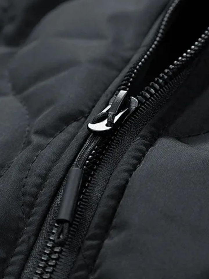 Sherpa-Sleeve Bomber Jacket