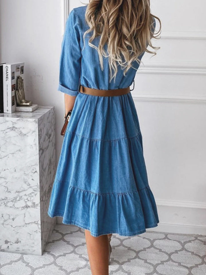 Casual Elegant Denim Dress