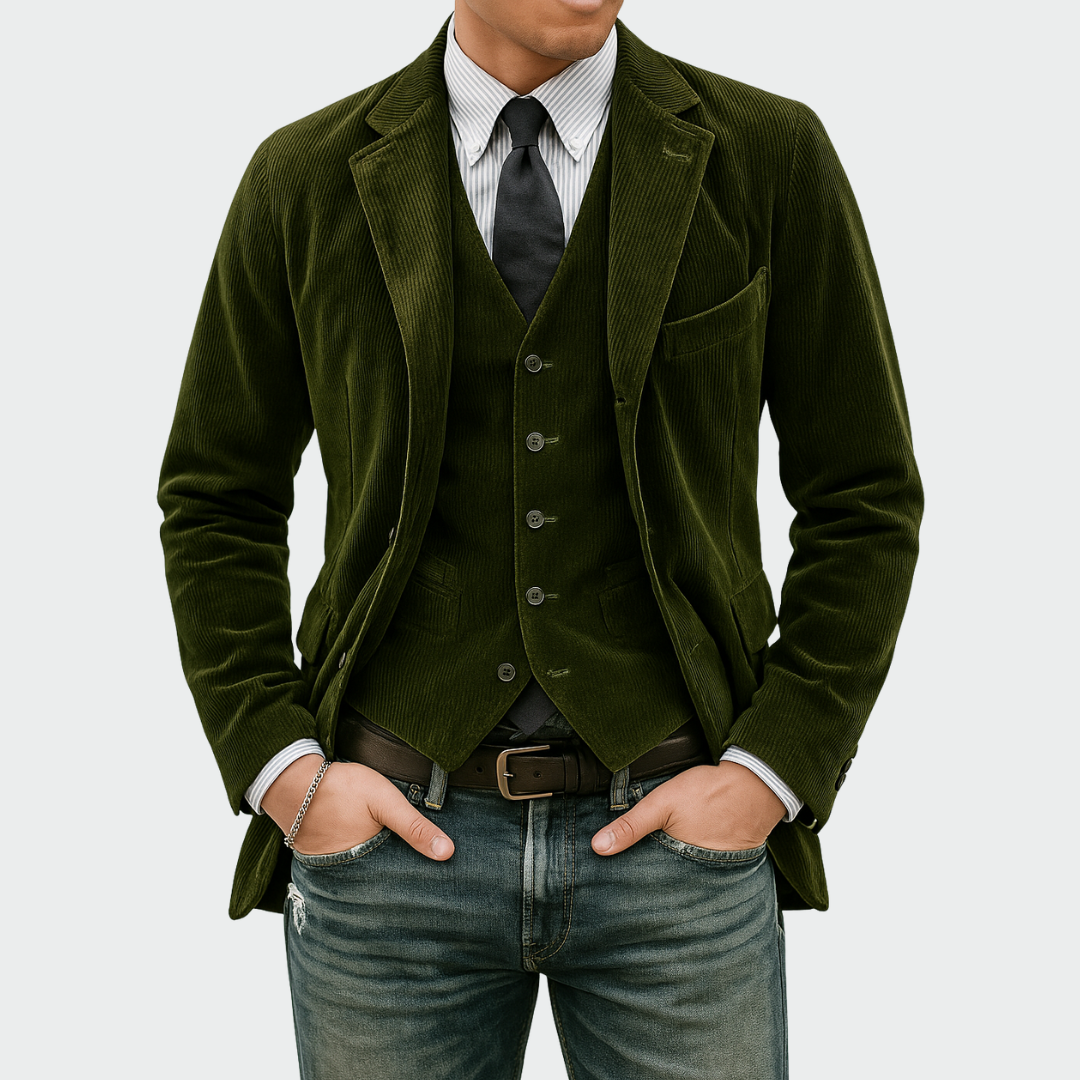 Tailored Blazer & Waistcoat Set